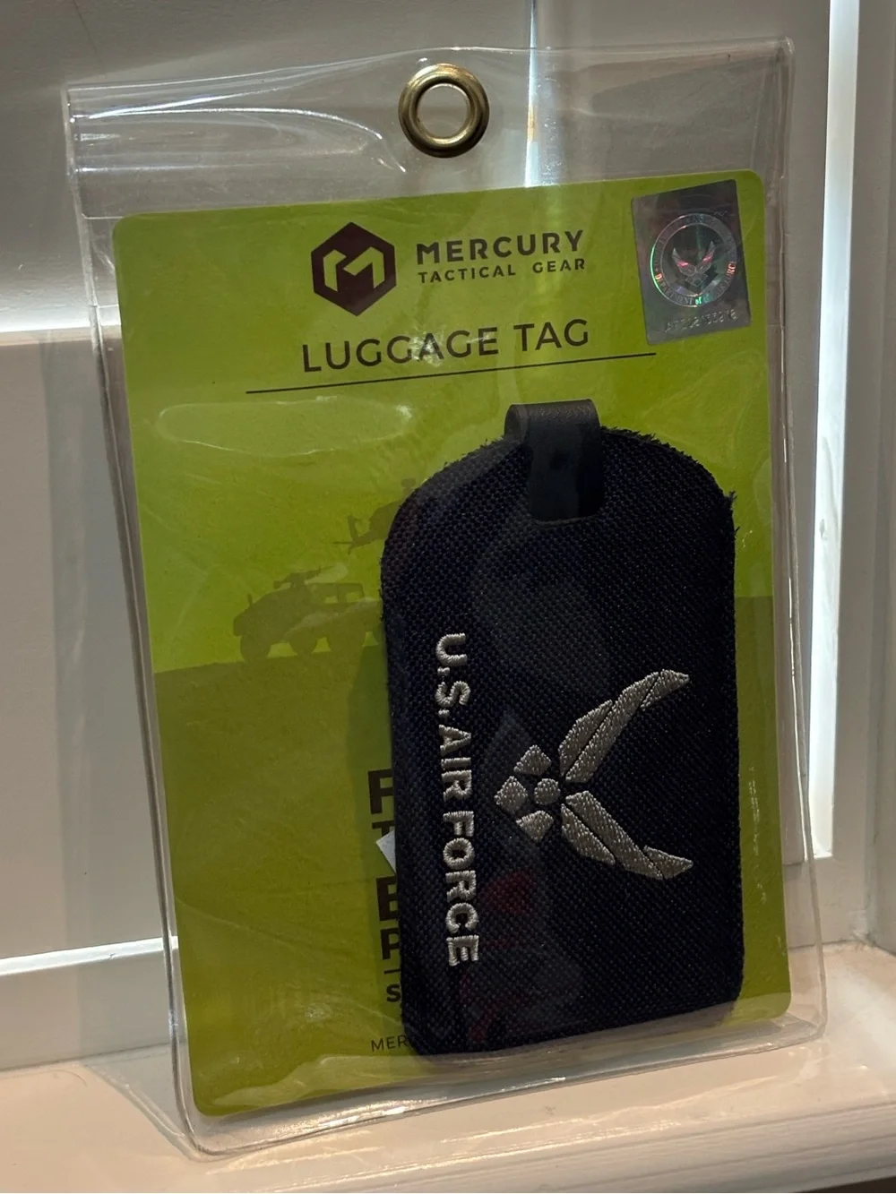 Dark Blue U.S. Air Force Luggage Tag